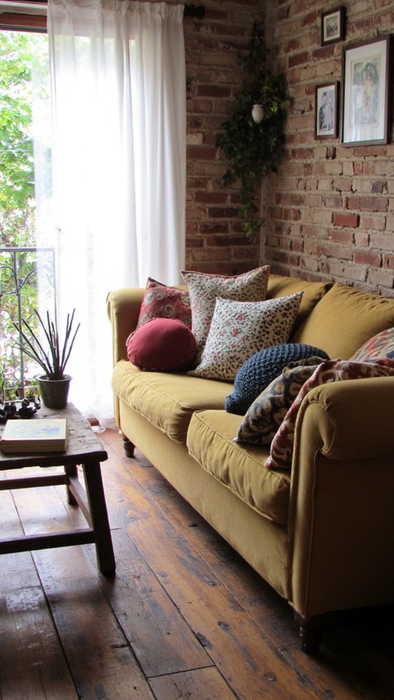 mix diverse pillow shapes