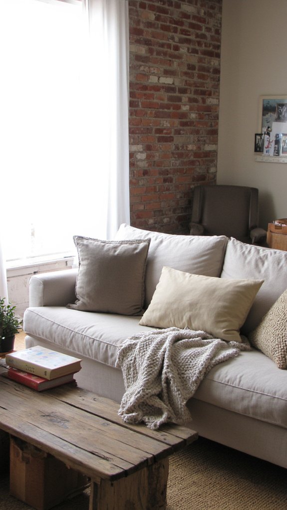 mixing textures for depth