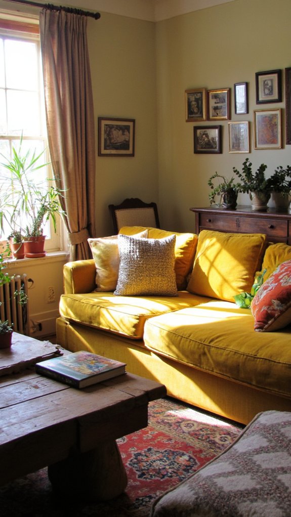 mixing textures for depth