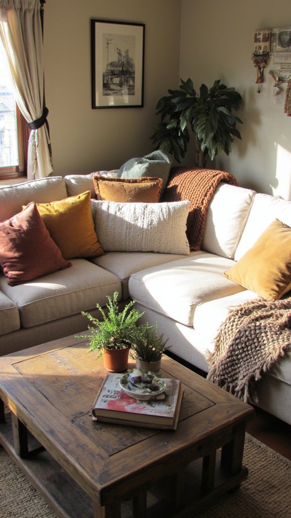 mixing textures for warmth