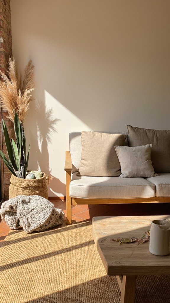 natural materials enhance minimalism