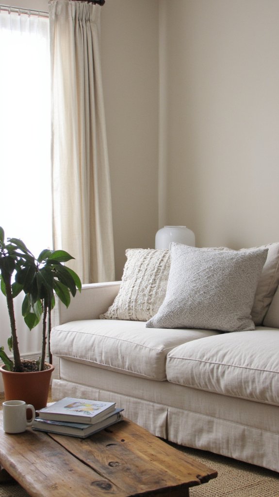 natural materials for serenity