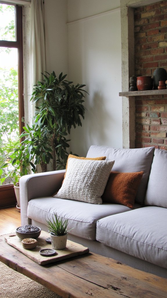 natural materials for tranquility