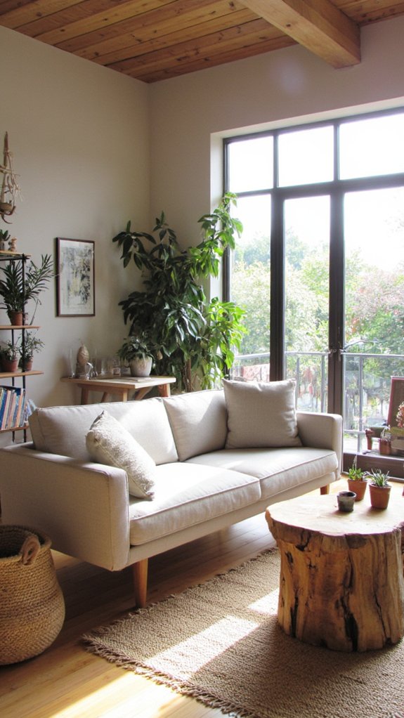 natural scandinavian sofa elegance