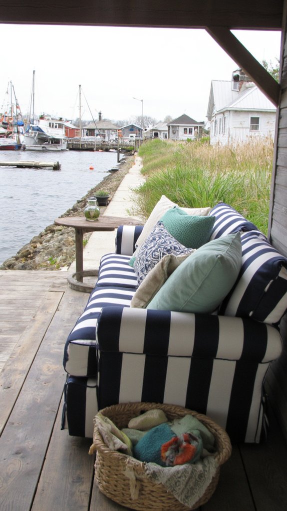 nautical coastal lounging experience