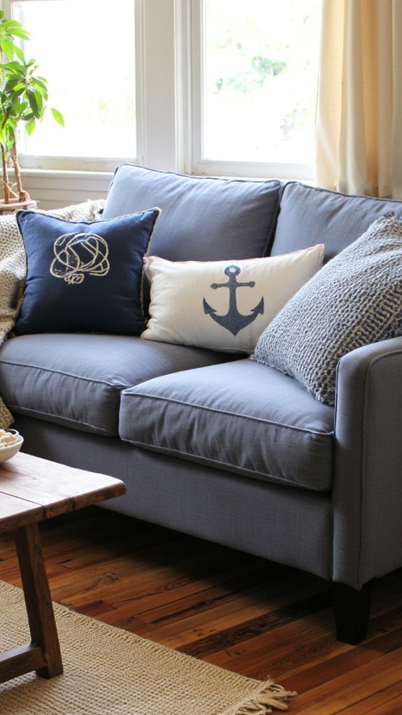 nautical pillow design inspiration