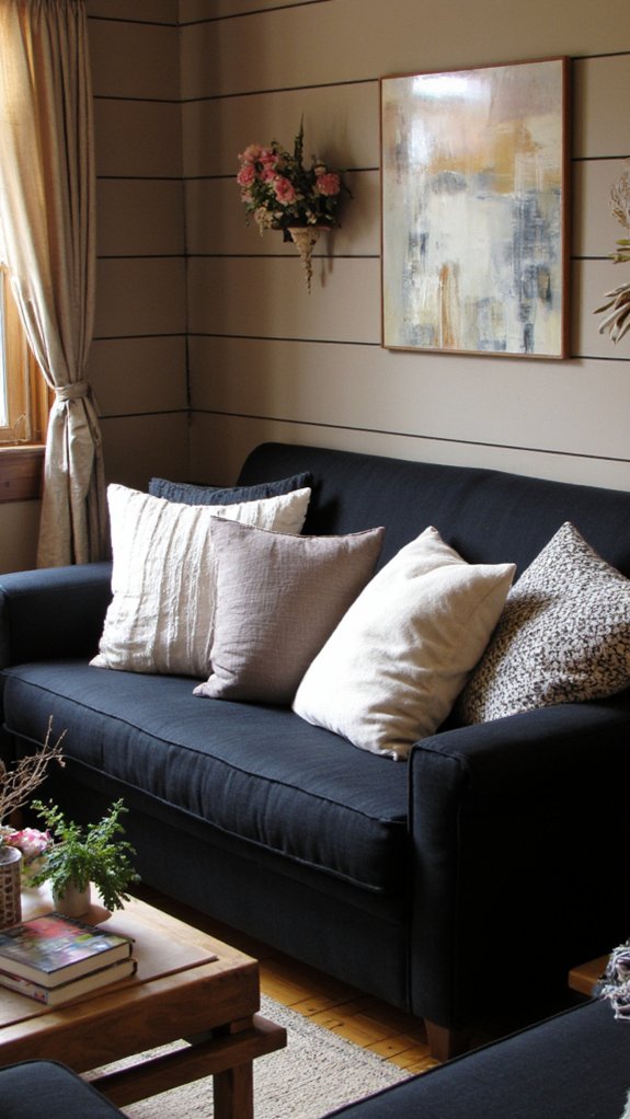 neutral pillows enhance aesthetics