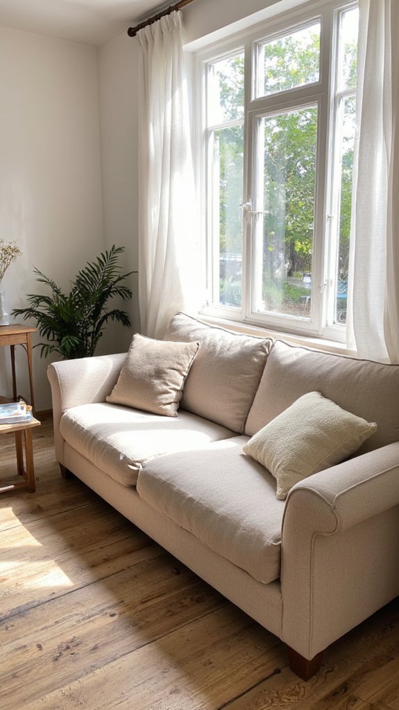 neutral sofas create serenity