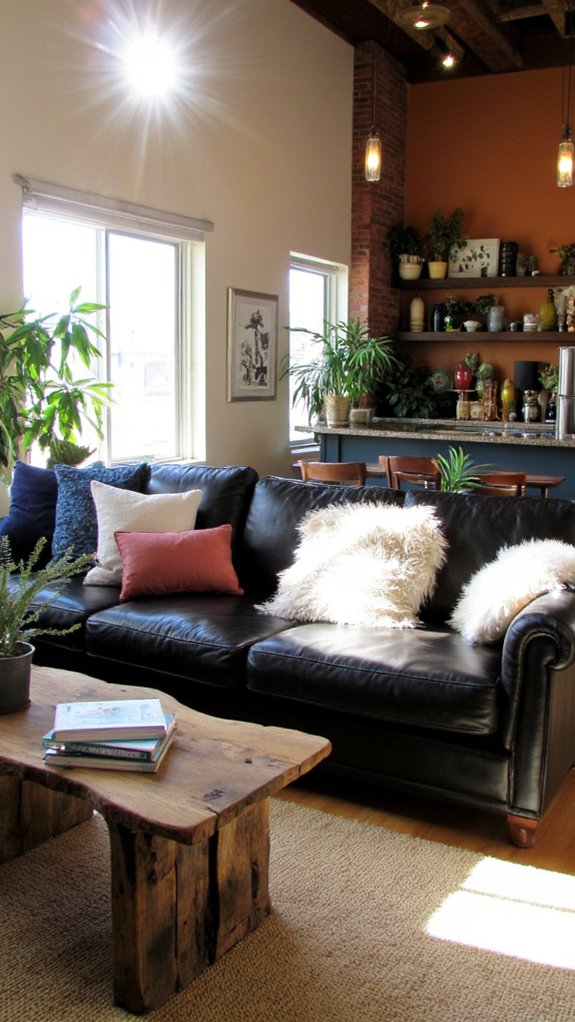 open concept living space