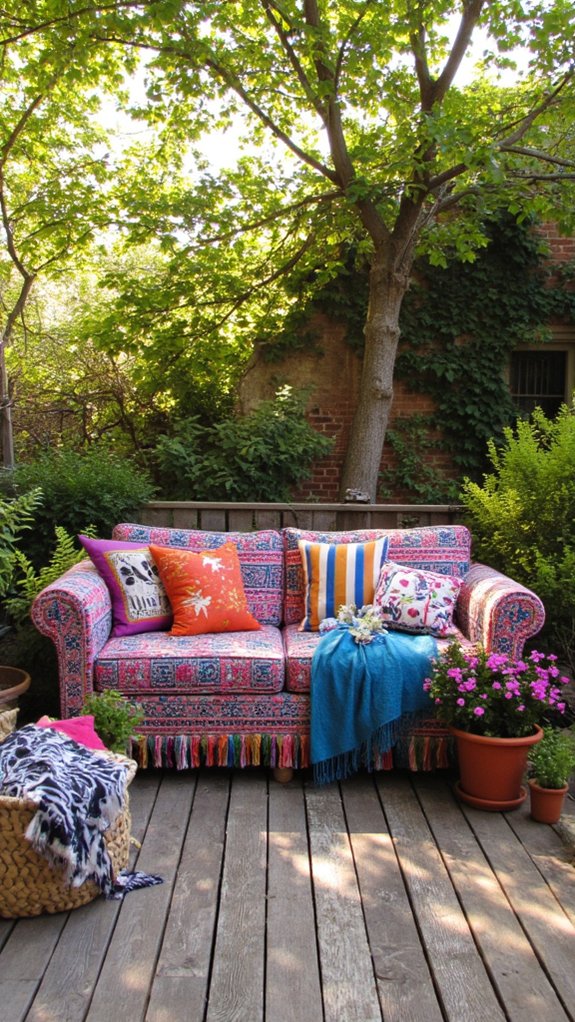 outdoor inspired calming textiles