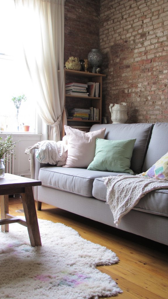 pastel accents for tranquility