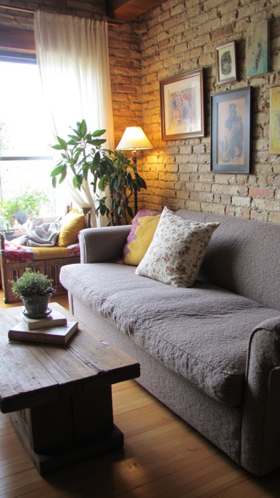 pillow and throw arrangement