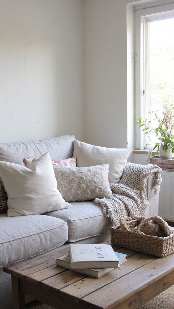 pillow layering for depth