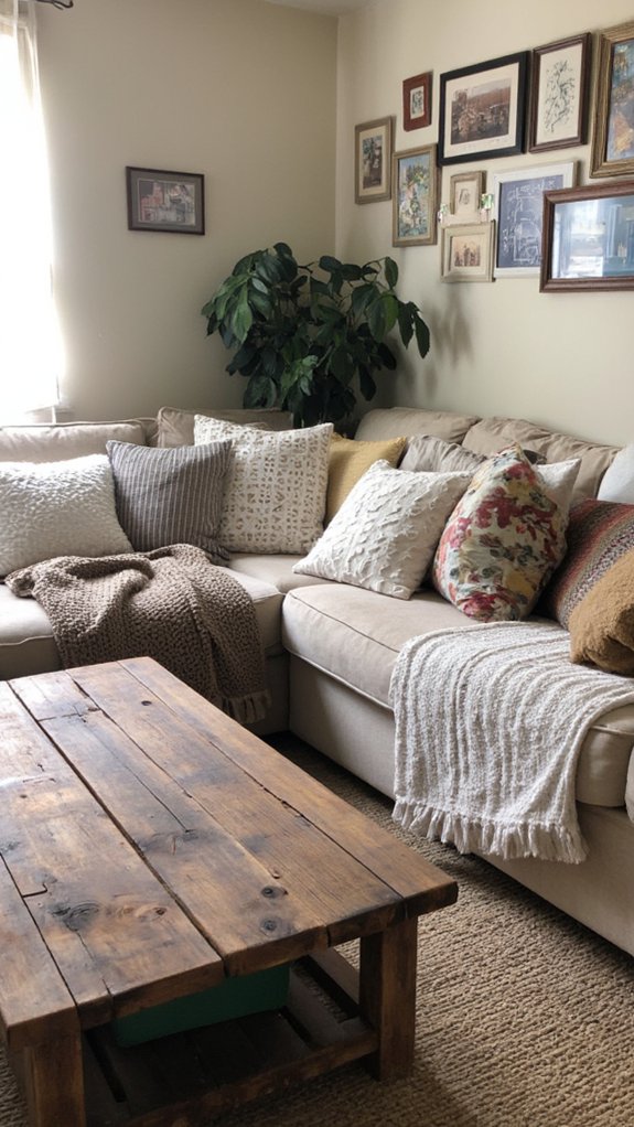 pillows as space dividers