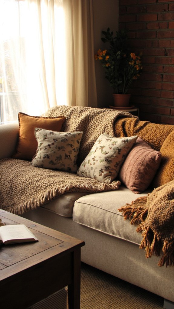 pillows enhance sofa comfort