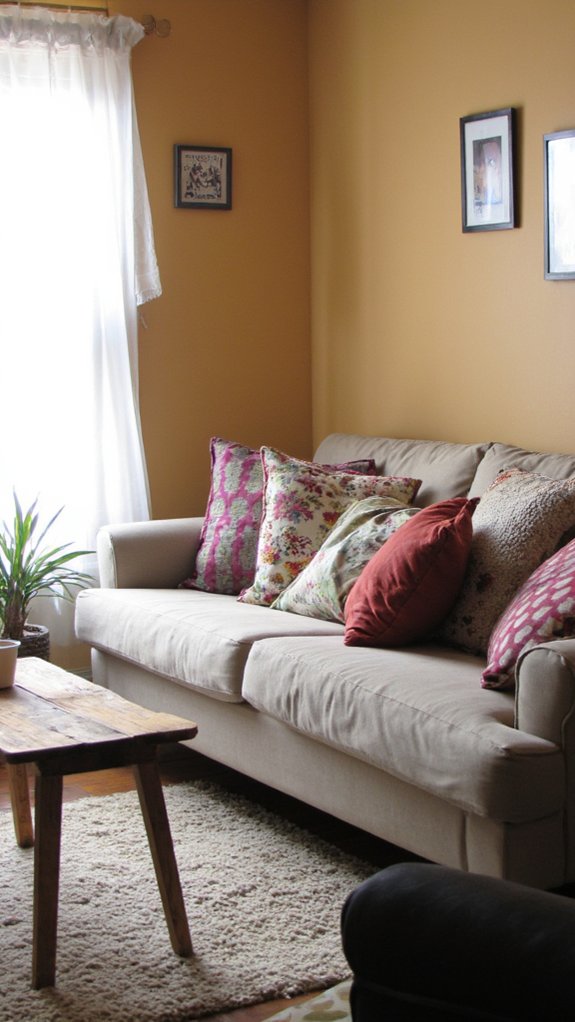 playful asymmetry in decor