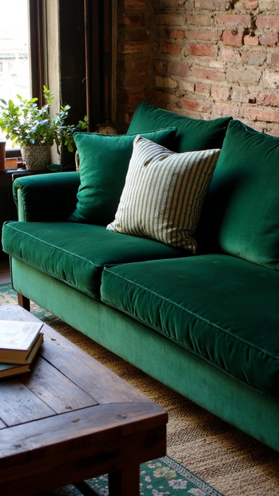 playful elegant striped cushions