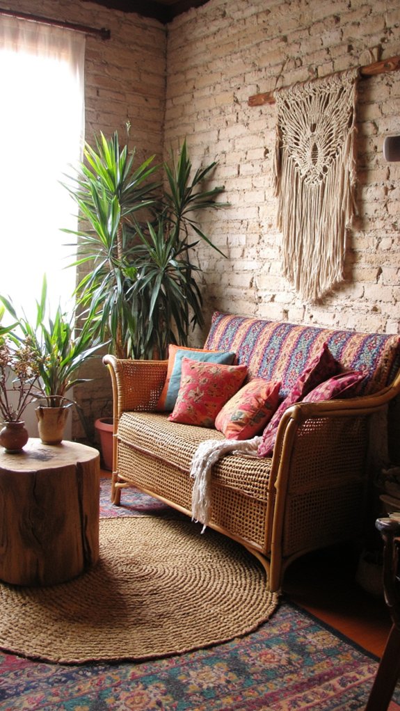 rattan and wicker warmth