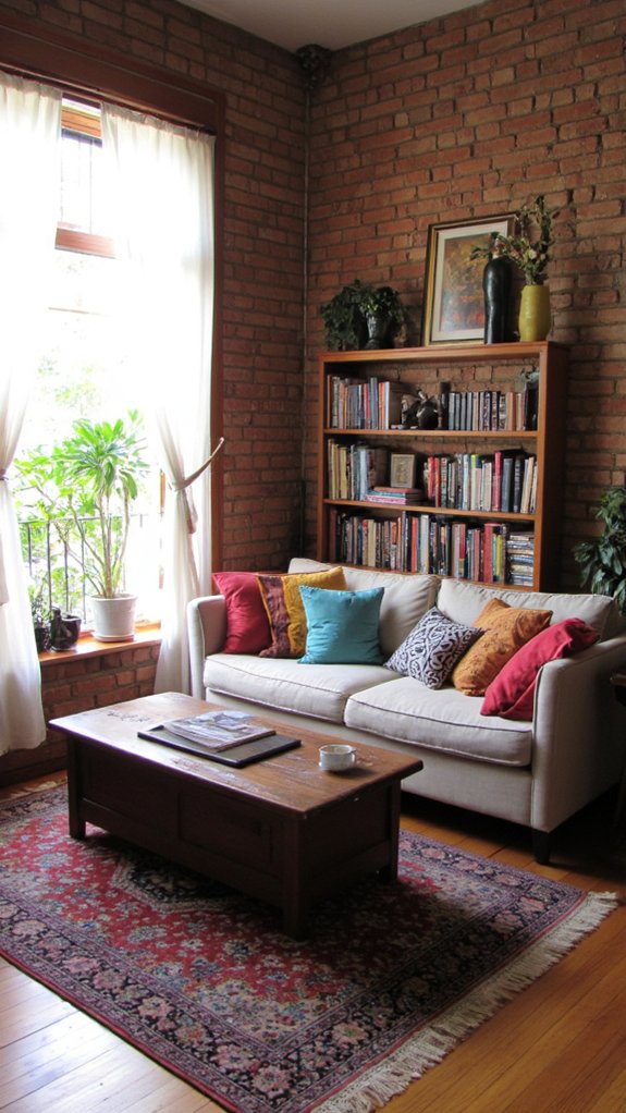 recessed nook enhances ambiance