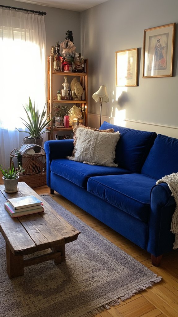 rich royal blue luxury