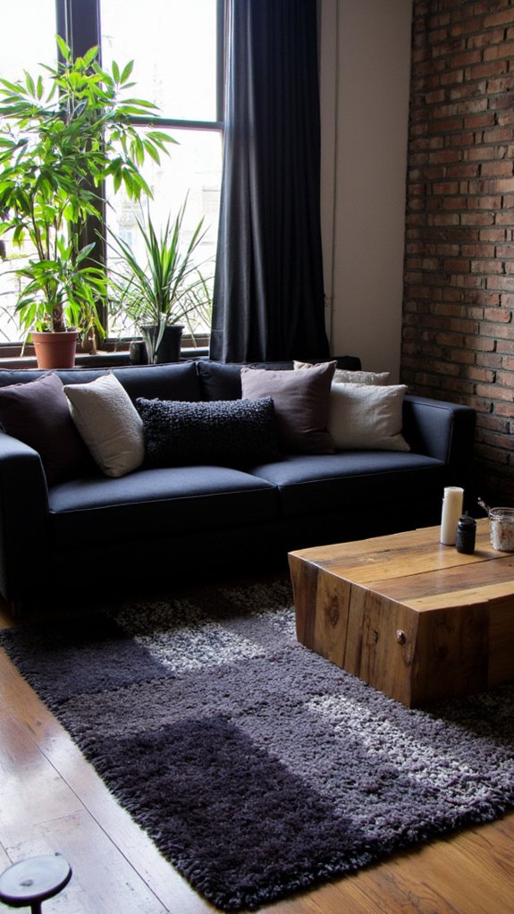 rugs define cozy spaces