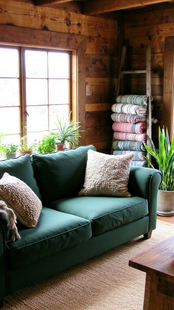 rustic decor enhances charm