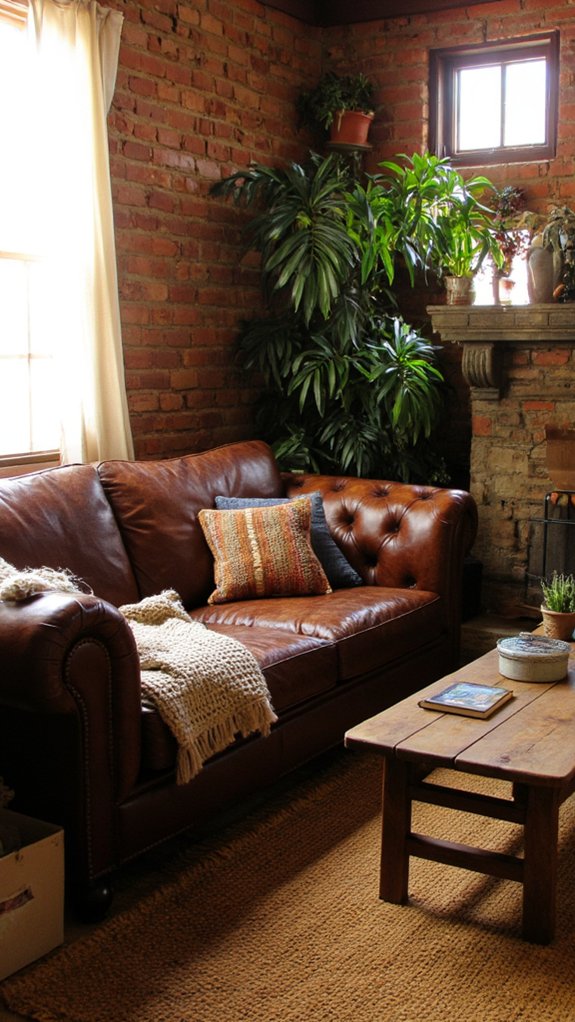 rustic warmth and comfort