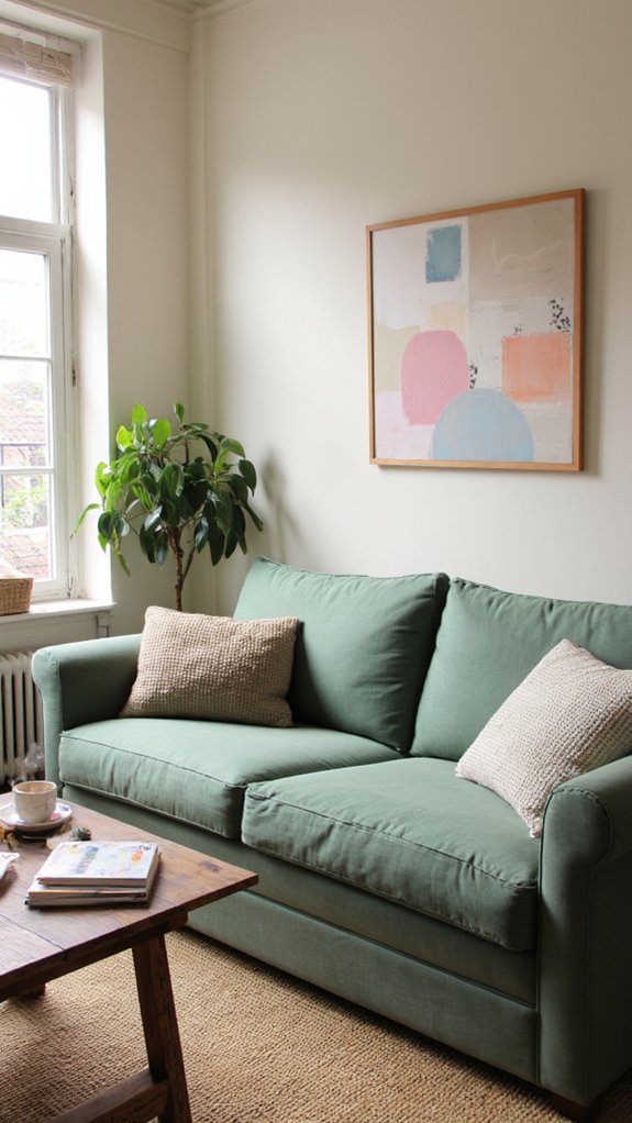 sage green for tranquility
