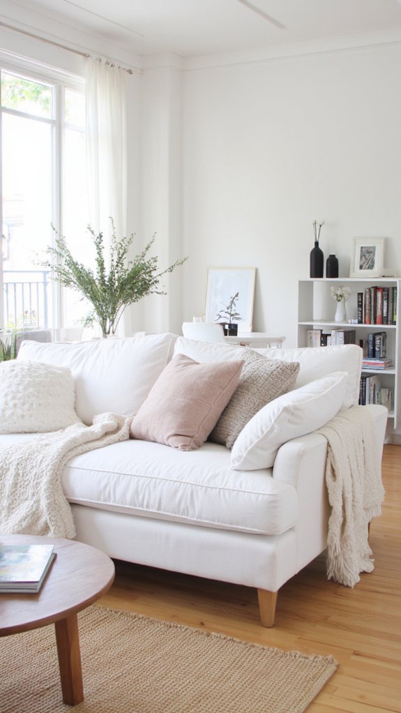 scandinavian minimalist living room