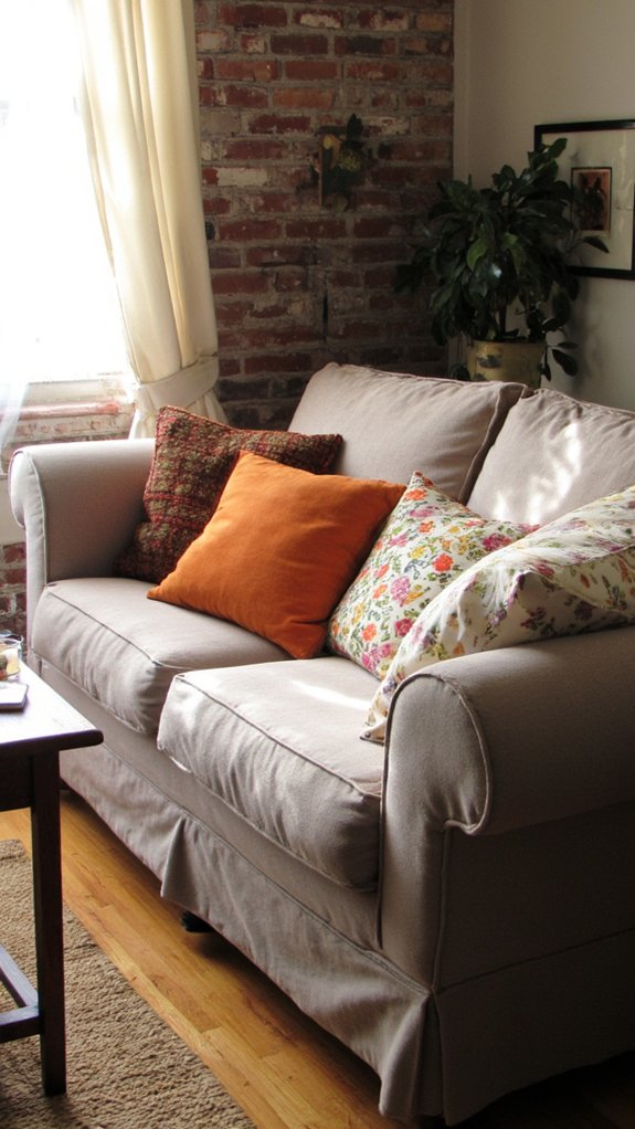 seasonal pillow color swaps