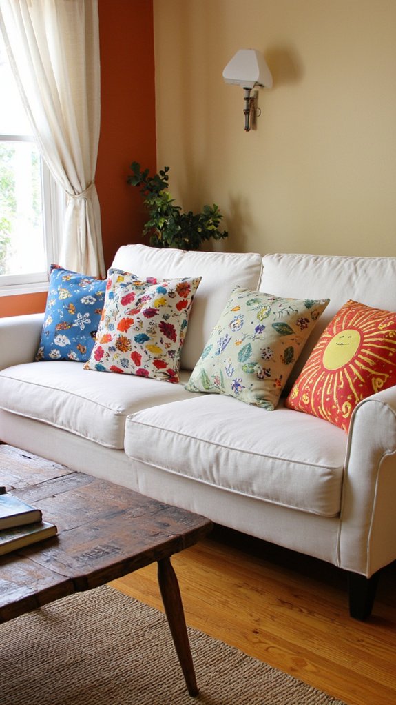 seasonal pillow design swaps