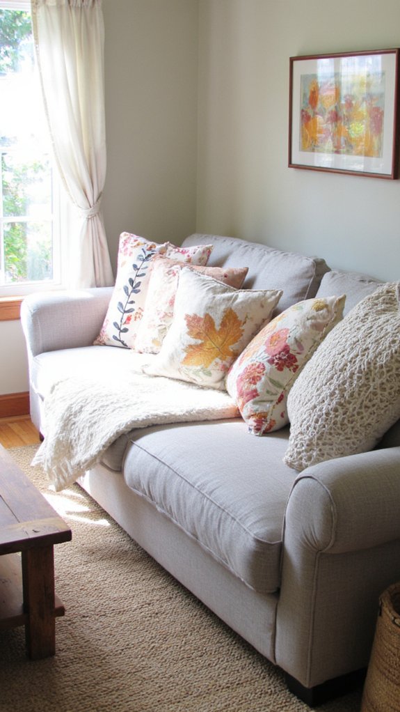 seasonal pillow swaps enhance decor