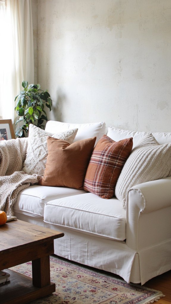 seasonal sofa cushion refresh