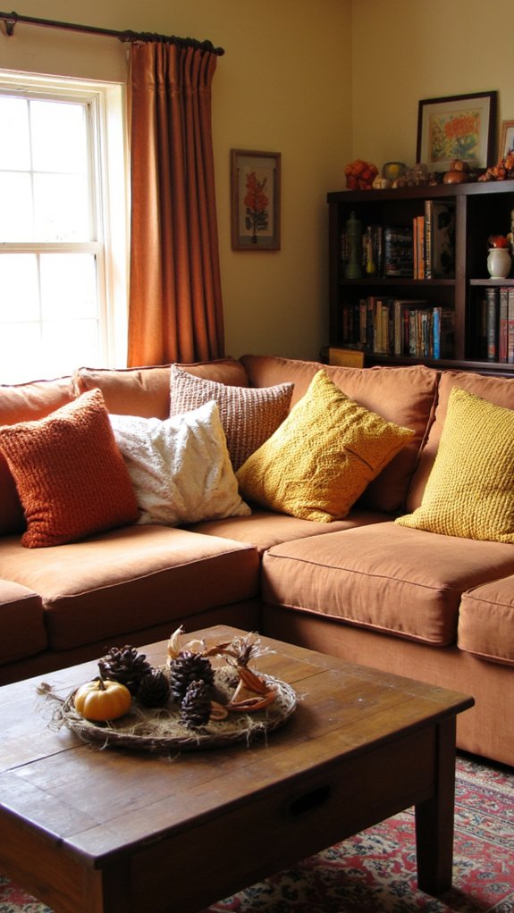 seasonal sofa pillow refresh