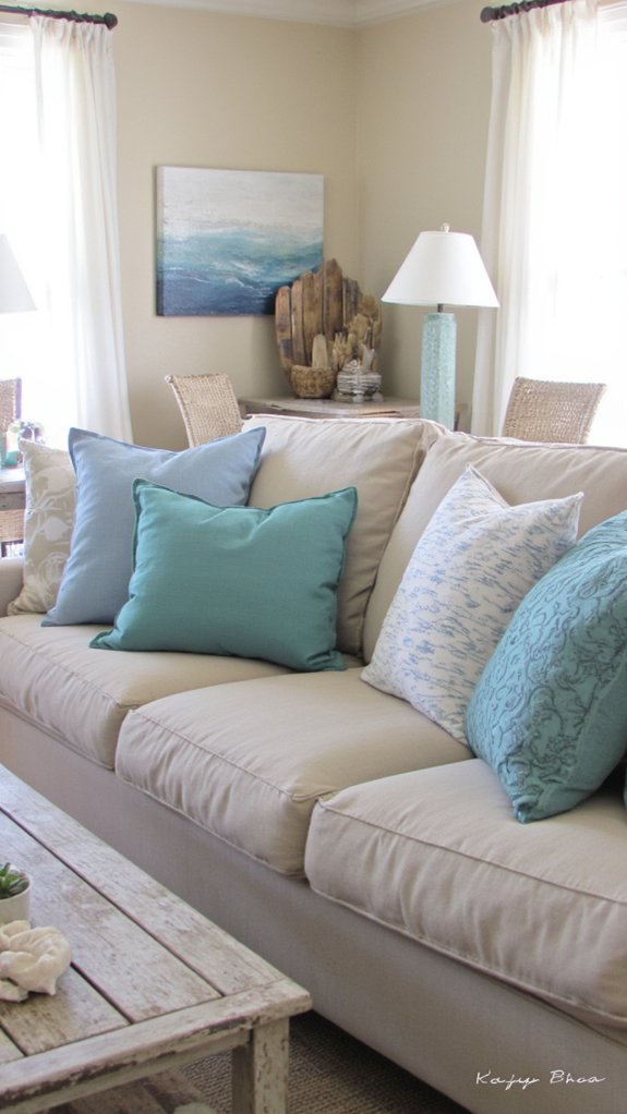 serene coastal color palette