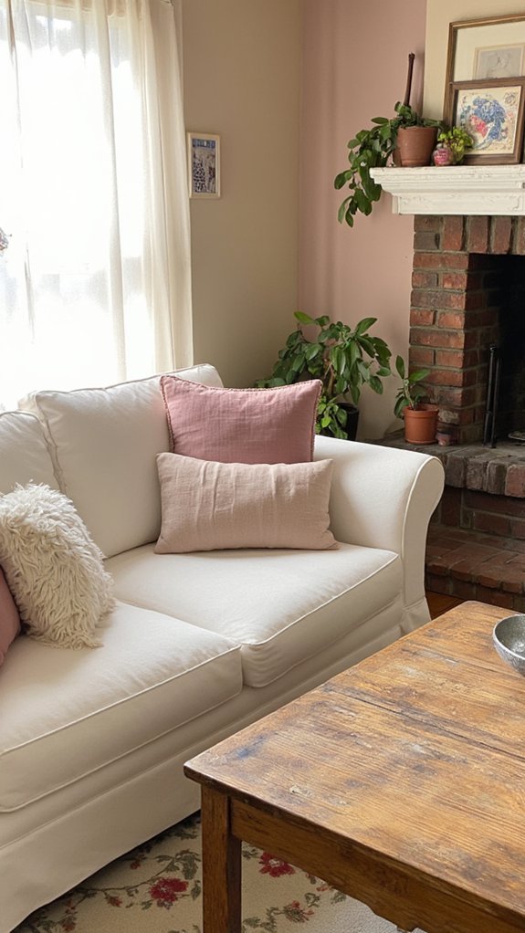 serene dusty rose retreat