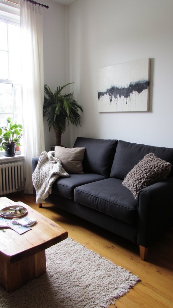 serene minimalism with comfort