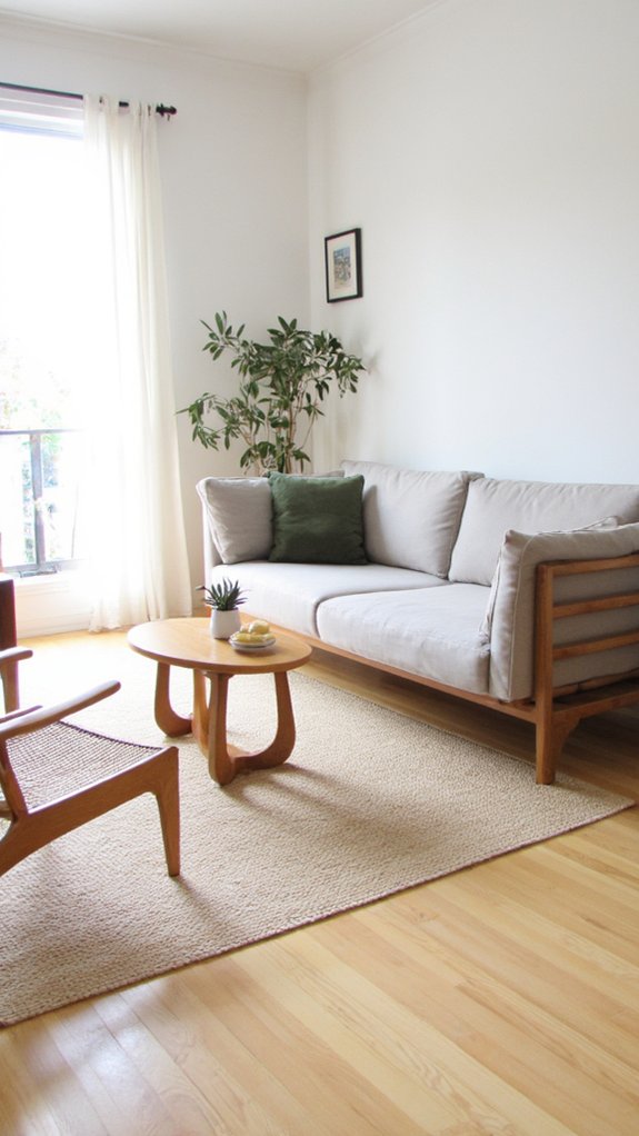 simplistic functional serene decor