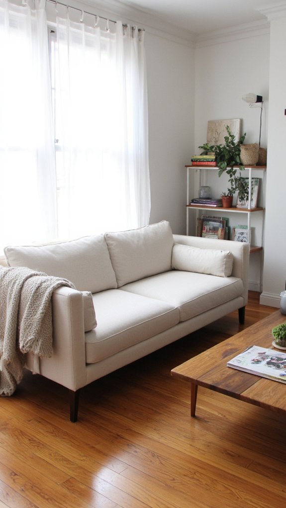 sleek comfortable minimalist seating