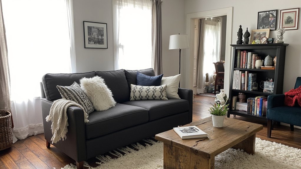 sleek grey sofa designs