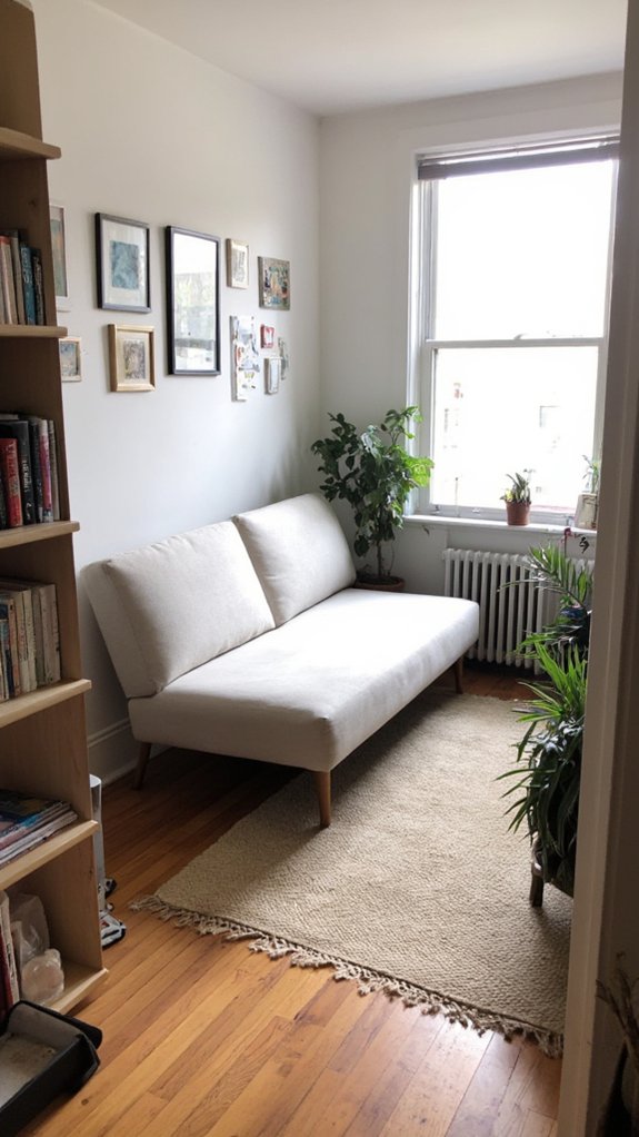 sleek loveseats for compactness