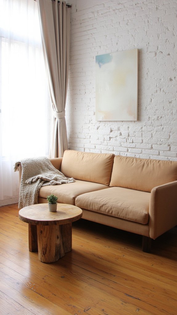 sleek minimalist cozy design