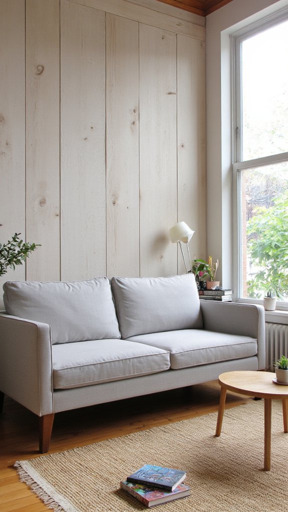 sleek minimalist sofa design