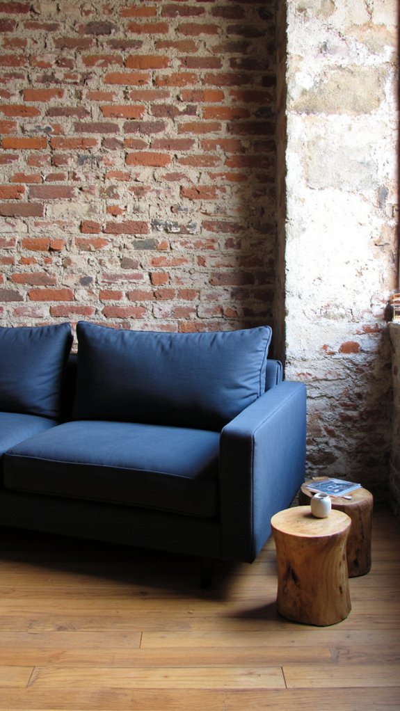 sleek sofa minimalist tables