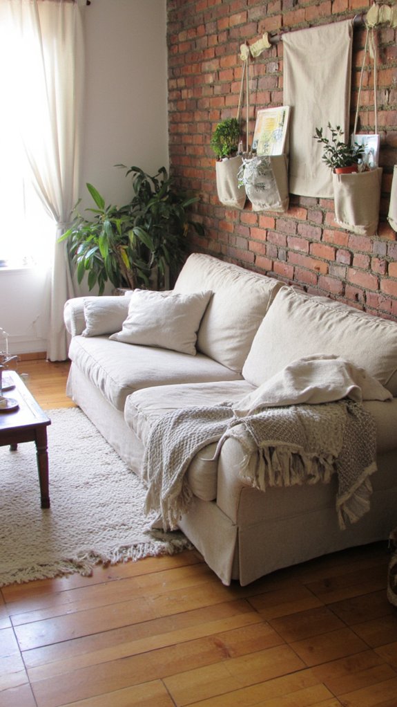 sofa side storage solution