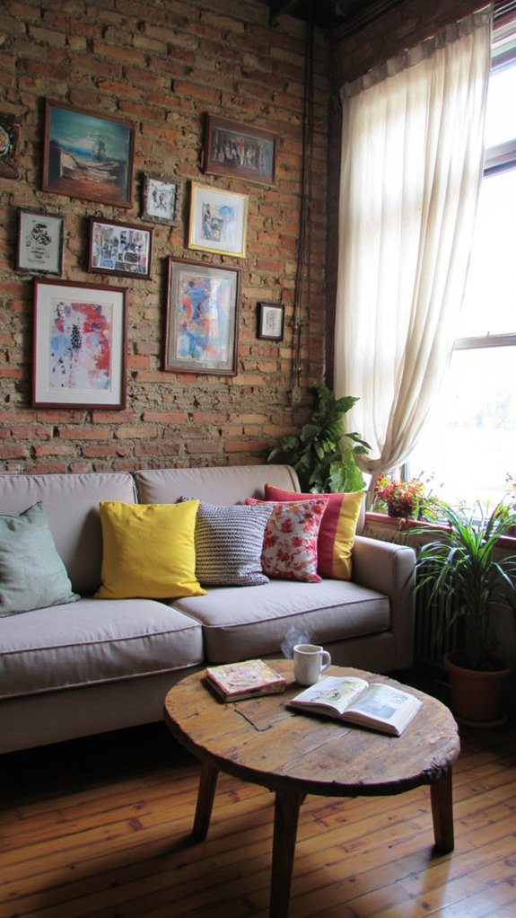 sofa wall artwork ambiance