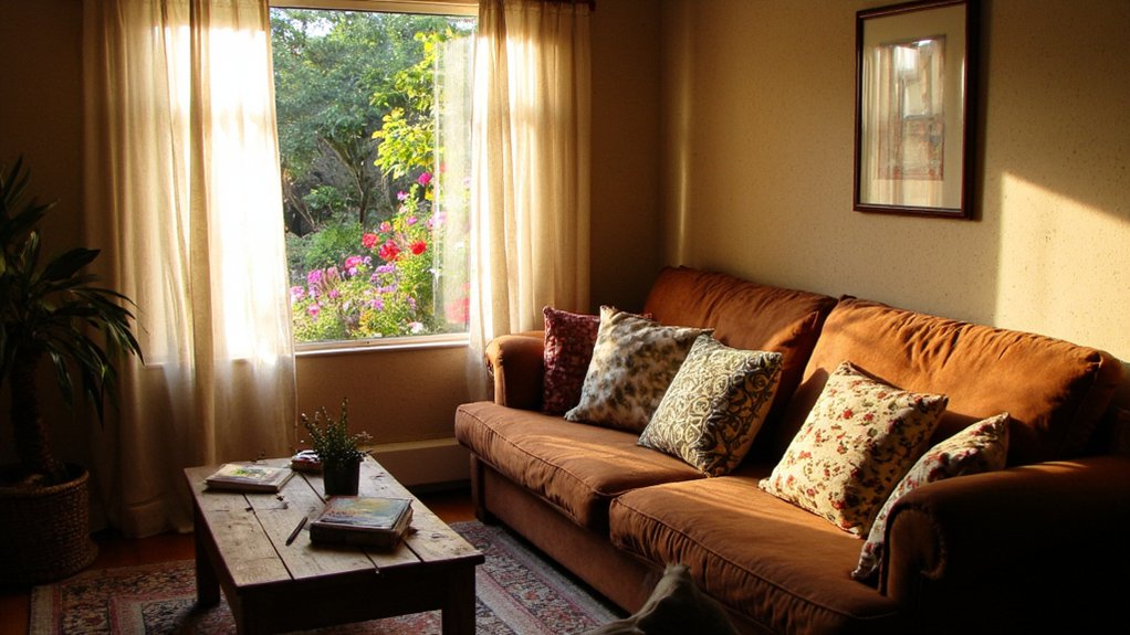 sofas enhancing natural light