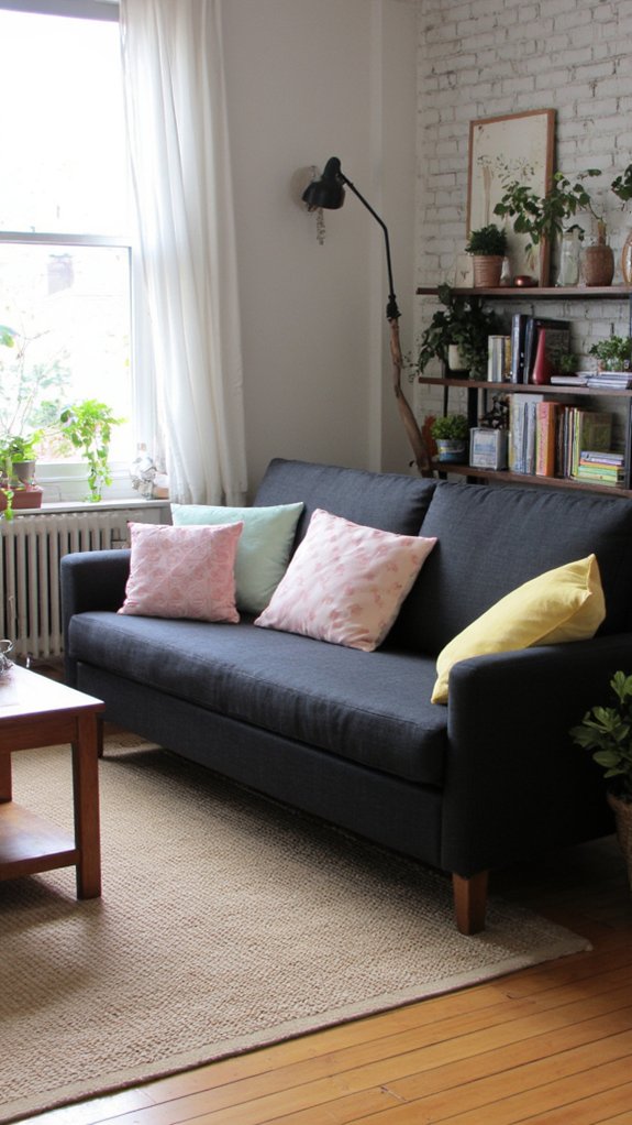 soft pastel color accents