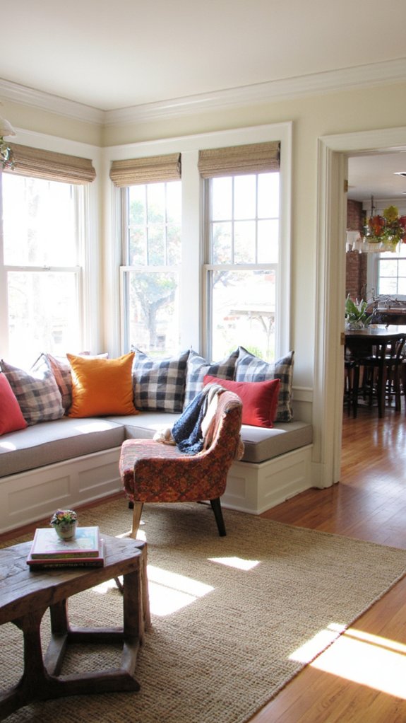 space efficient built in seating