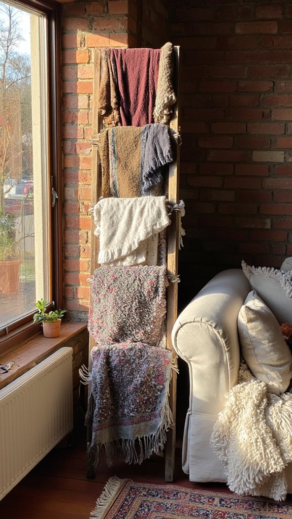 stylish blanket storage solution